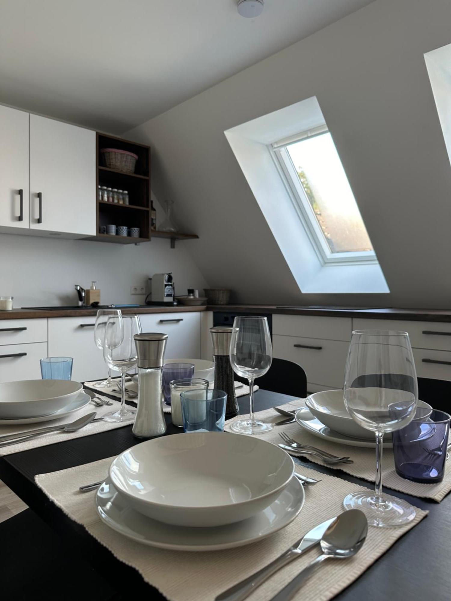 Exklusive Maisonette-Wohnung Am Rande Von Freiburg Merzhausen Exteriör bild